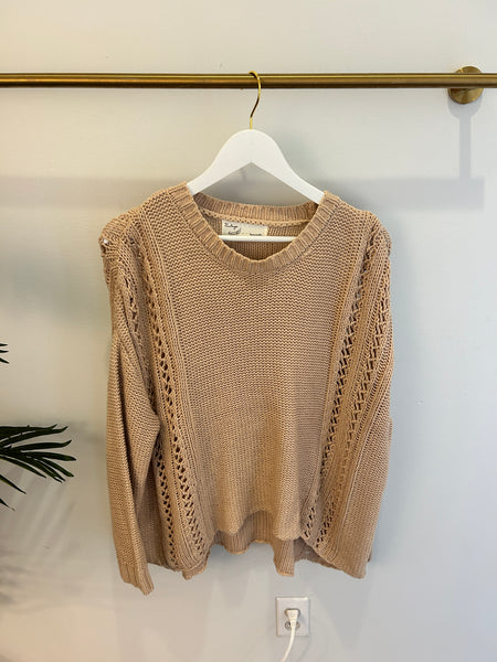 Tan Knit Sweater