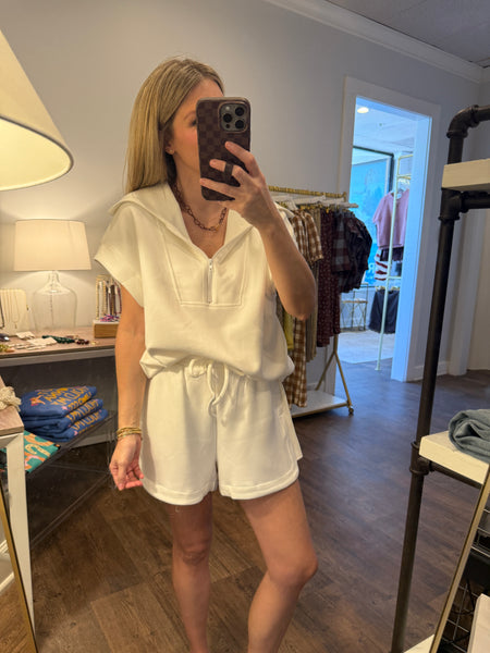 White Scuba Set - 2 pieces