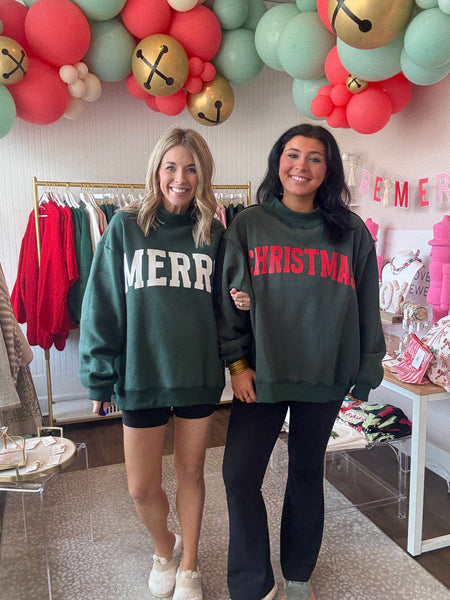 Reversible Christmas & Merry sweatshirt