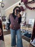 Floral embroidered vest