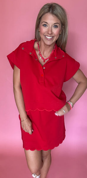 Red Hot Summer Skirt Set