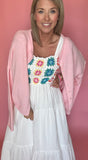 Crocheted Midi Dress