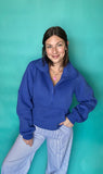 Cobalt Half Zip Pullover *FLASH SALE*