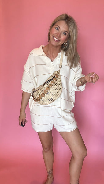 Striped Knit Set