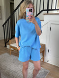 Luxe Ribbed Set - Denim Drift 2 pcs