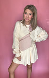 Ivory Long Sleeve Oversized Pullover