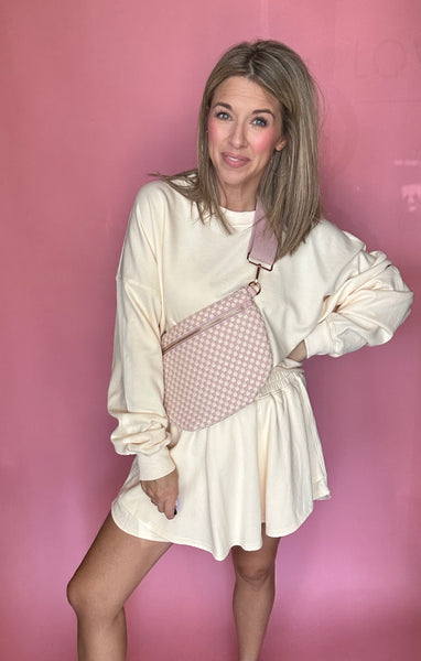 Ivory Long Sleeve Oversized Pullover