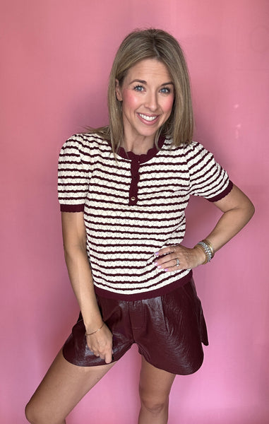 Scallop Detail Sweater
