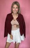 Piper Cardigan - Wine