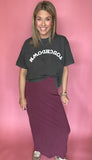 Upside Down Touchdown Puff Cropped Tee