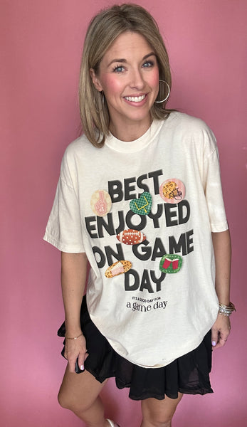 Best Enjoyed On Game Day Tee