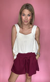 Maroon Scuba Shorts*FLASH SALE*