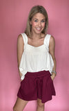 Maroon Scuba Shorts*FLASH SALE*