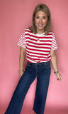 Short Sleeve Stripe Tee