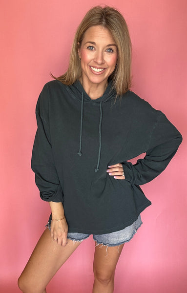 Deep Green Oversized Hoodie