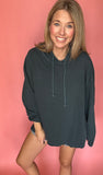 Deep Green Oversized Hoodie
