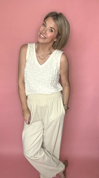 Cotton Crop Pants