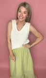 Textured Sweater Tank