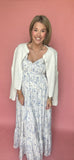 Blue Garden Maxi Dress