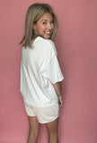 Cream Dolphin Shorts