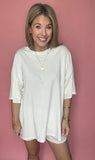 Mineral Washed Oversized T Shirt