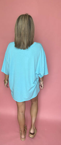 Mineral Washed Oversized T Shirt