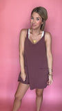 Washed Sporty Romper/Dress
