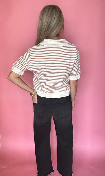 Black Slim Wide Leg Jean