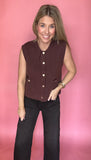 Black Slim Wide Leg Jean