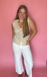 Detailed Crochet Vest