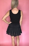 Black Mixed Media Dress
