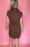Sleeveless Zip-Up Dress
