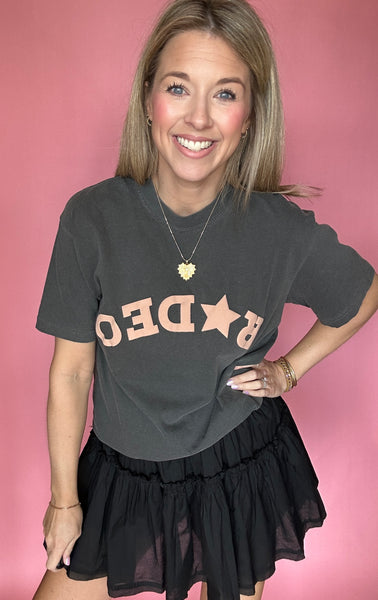 Upside-down Rodeo Puff Tee - FLASH SALE