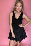 Black Mixed Media Dress