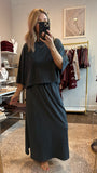 Pima cotton skirt set - Midnight Navy