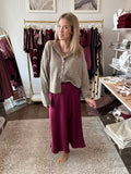 Simple Satin Midi Skirt