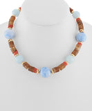 Stone Ball Beaded Necklace *BIRTHDAY FLASH SALE*
