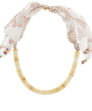 Half Beaded Scarf Necklace *BIRTHDAY FLASH SALE*