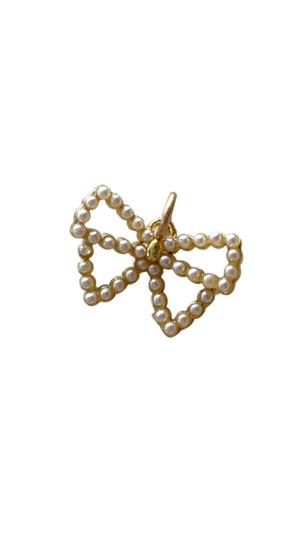 Pearl Bow Charm