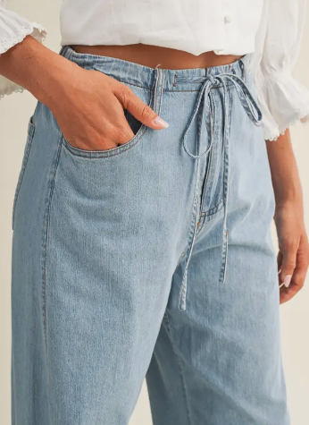 Drawstring Jeans
