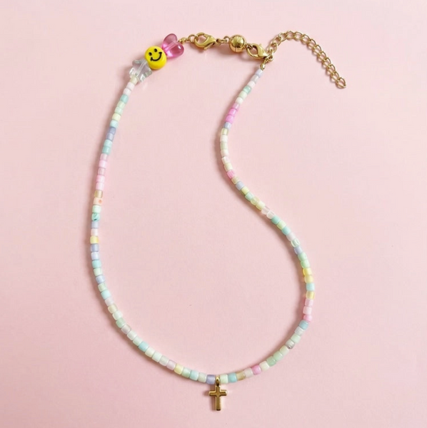 Izzy Gold Cross Necklace