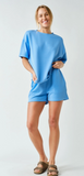 Luxe Ribbed Set - Denim Drift 2 pcs