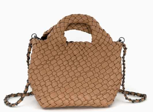 Taupe Woven Bag *PREORDER*