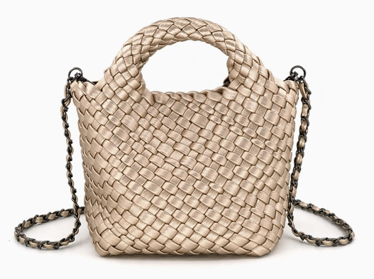 Champagne Woven Bag *PREORDER*