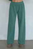 Fleece Stripe Pants - Green