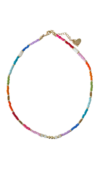 Colorblock Beaded Necklace