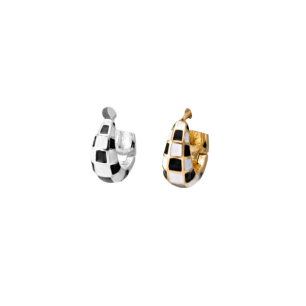 Checkerboard Huggie - PREORDER