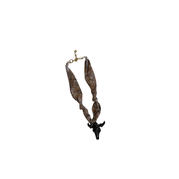 Bull Bandana Necklace