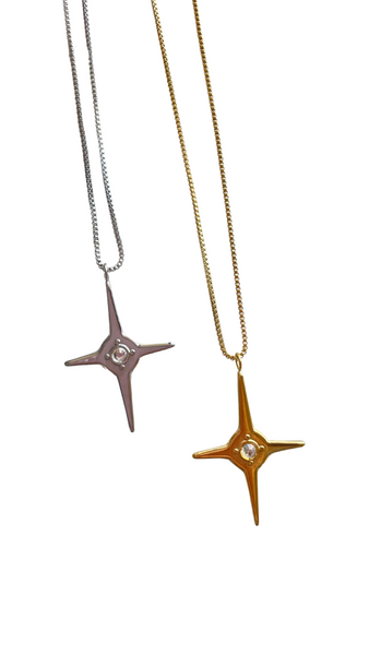 Waterproof/Stainless North Star Necklace