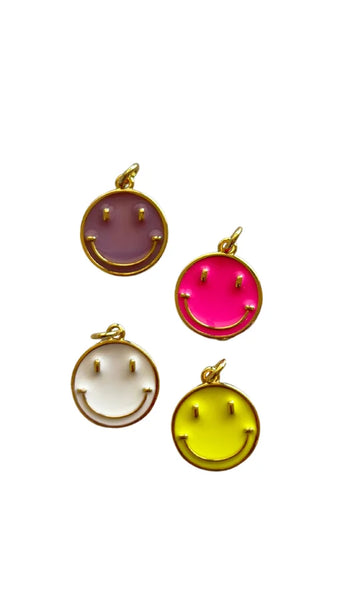 Enamel Smiley Charm